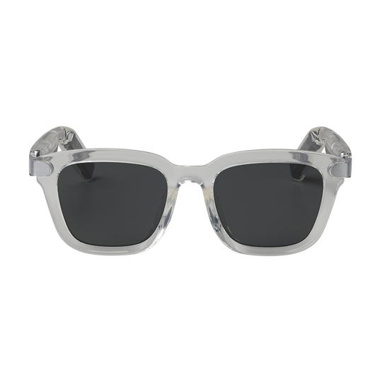 JBL Soundgear Frames Square - Pearl - Audio Glasses - Front